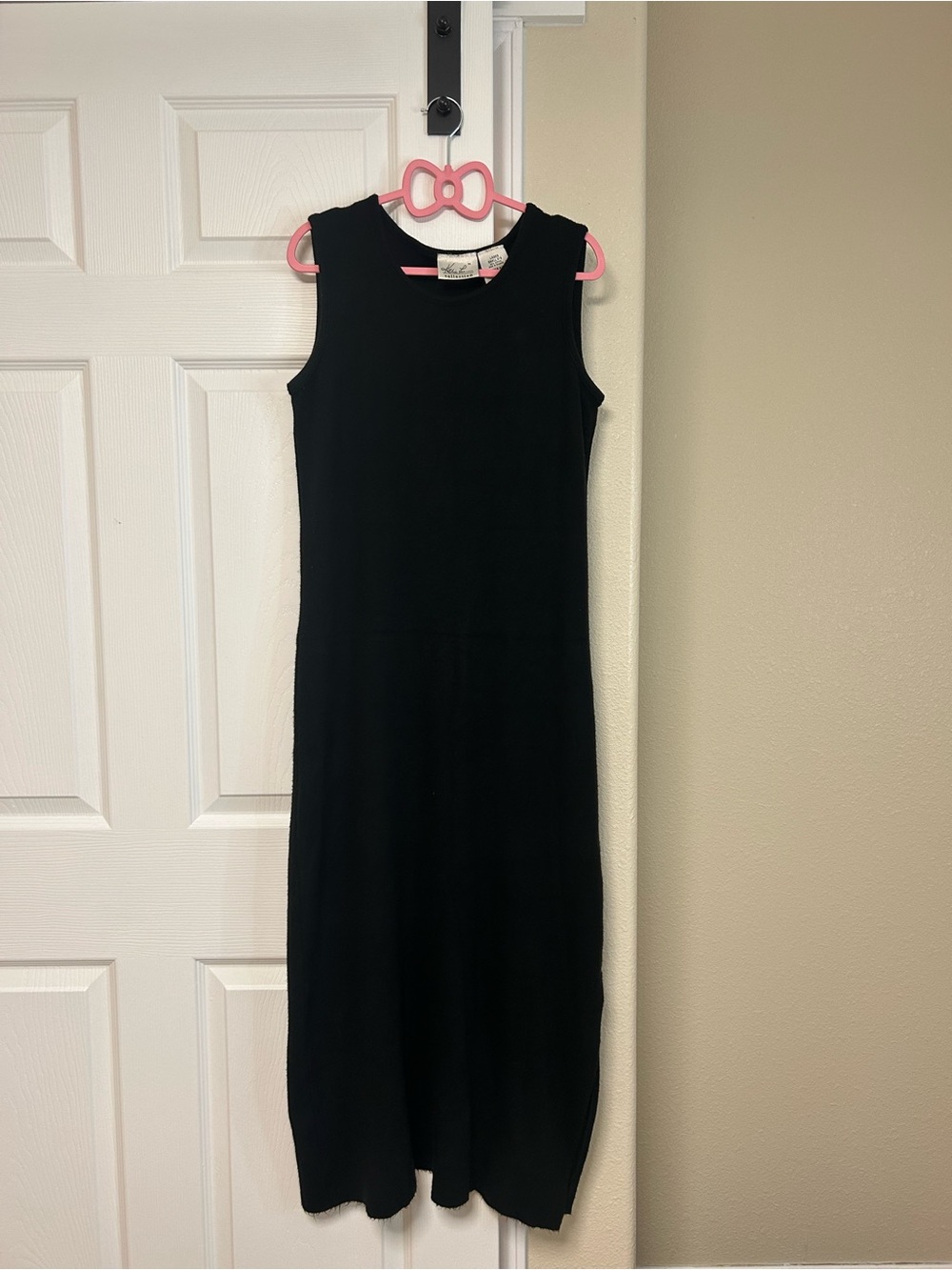 Vintage Kathie Lee Collection black midi dress